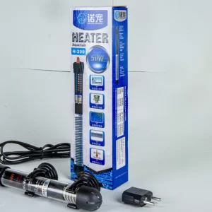 Termostato e Aquecedor Automático 50W - 110V para Aquaterrário de Tartaruga Tigre d'água